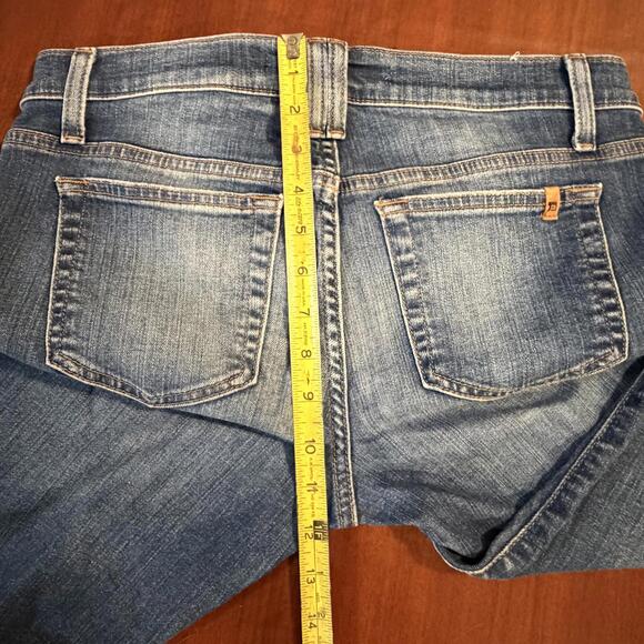 Joe's Jeans The Libby Crop Mid Rise Straight Leg Jeans Blue Wash Size 27 - Picture 10 of 15